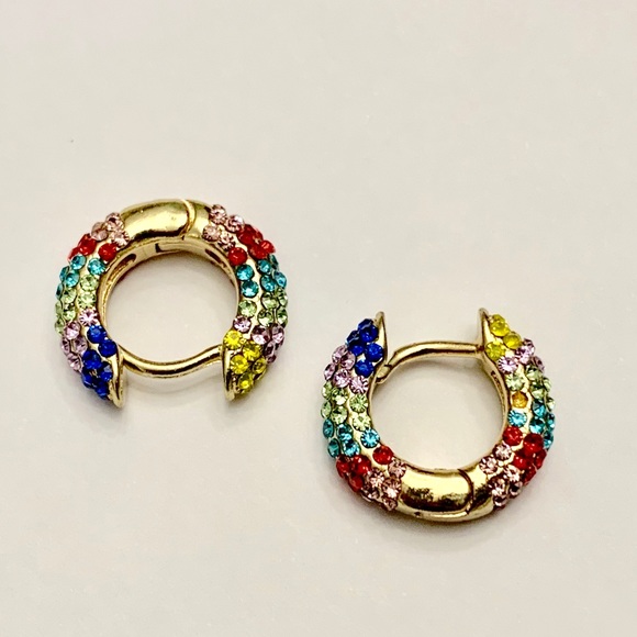🌈 2/$24 Rainbow Huggie Hoops 🌈 - Picture 2 of 2